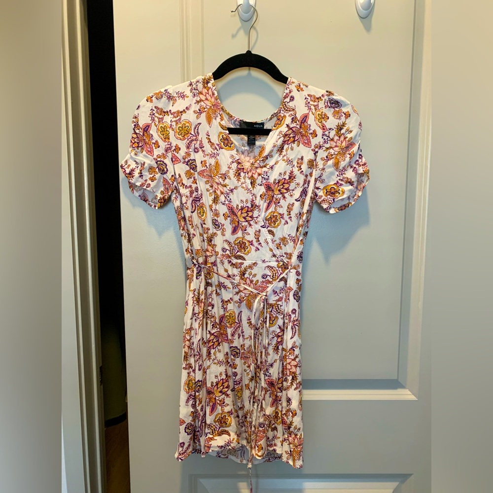 Bloomingdale’s Summer Wrap Mini Dress